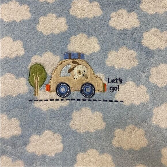 3/$15 Baby Boy Cloud Blanket - Picture 2 of 2
